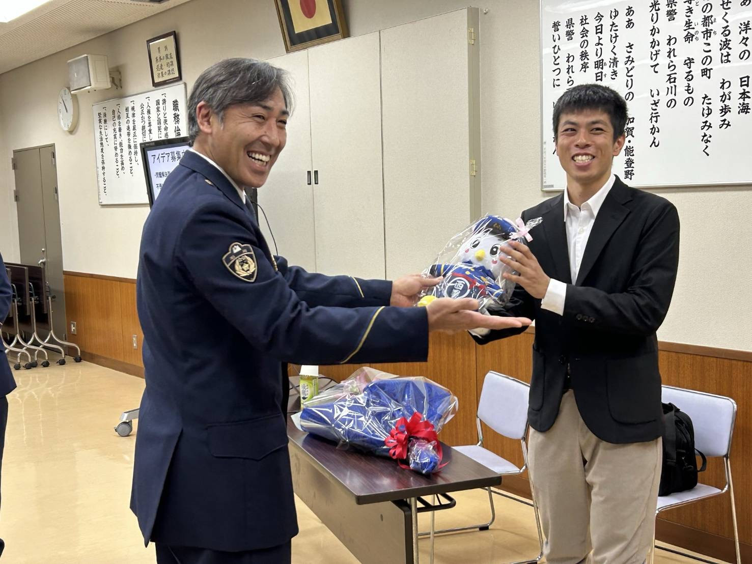 初めての講演会！金沢西警察署にて